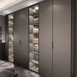 Modern Adjustable Freestanding Wooden Wardrobes for Home Furniture Living Room Villa or Hotel Rooms