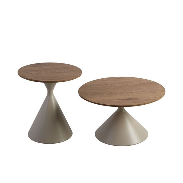Nordic Minimalist Sand And Sand Leaky Coffee Table, Modern Living Room Center, Easily Enhancing Home Taste