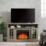 OEM, Modern Gray Wooden Media Entertainment Center Tv Stand Tables Furniture with Fireplaces for Living Room ,Classic TV Stand