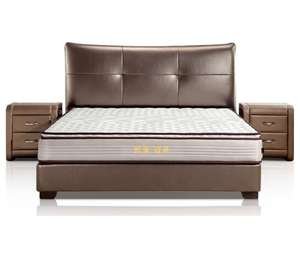 Modern Soft Bed Hot Sale Easy Assembly Factory Price Leather Plywood Bed