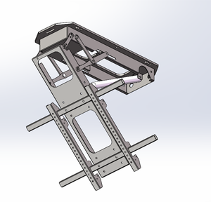 Electric Smart Modern Rotatable TV Lift Stand Motorized Ceiling TV Stand